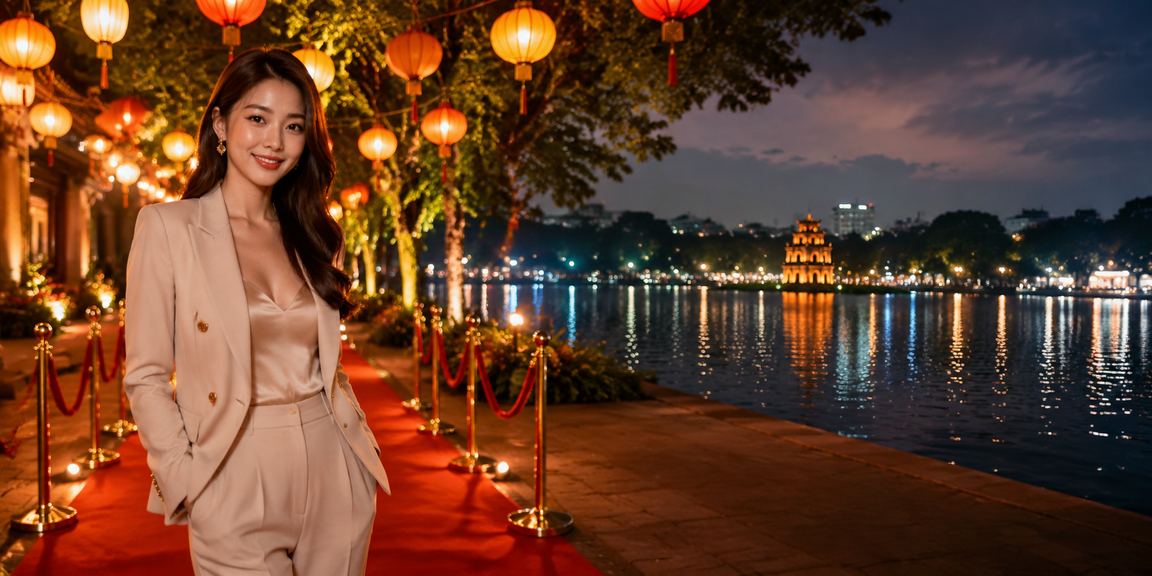 Cảnh chợ đêm Hà Nội rực rỡ ánh đèn – không khí giải trí sôi động khi đăng ký 282